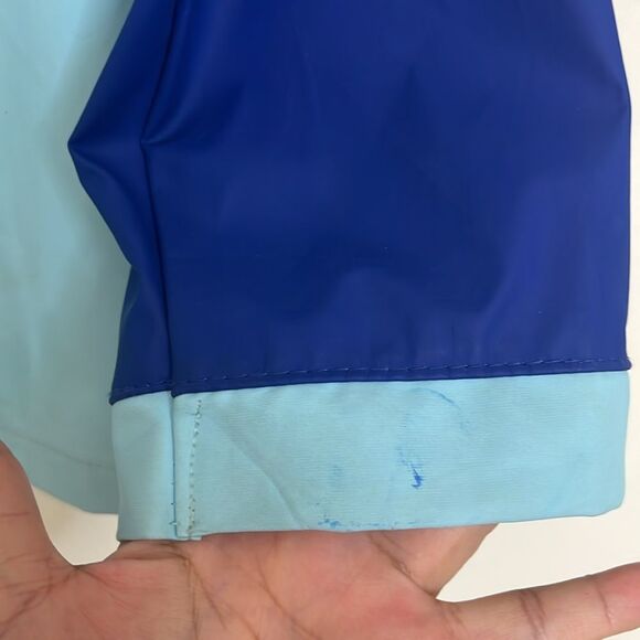 Disney Movie Frozen Themed Blue and Light Blue Rain Coat Jacket Size Small/Med - Picture 13 of 15